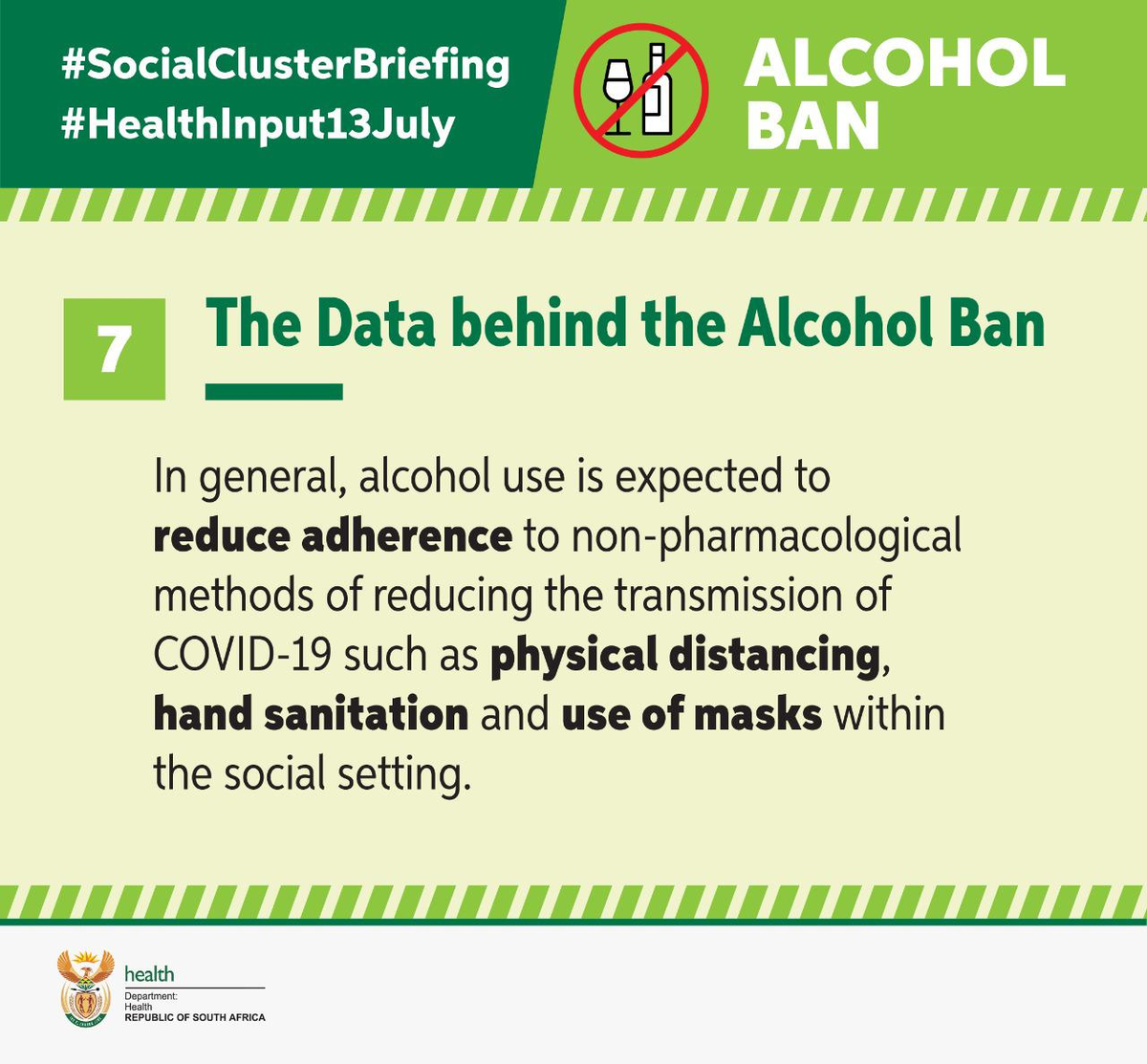 GovernmentZA's tweet photo. The @HealthZA Minister, @DrZweliMkhize on the data behind the #AlcoholBan during the #COVID19SA #SocialCluster briefing 2/3 https://t.co/LJDUxJHUyb