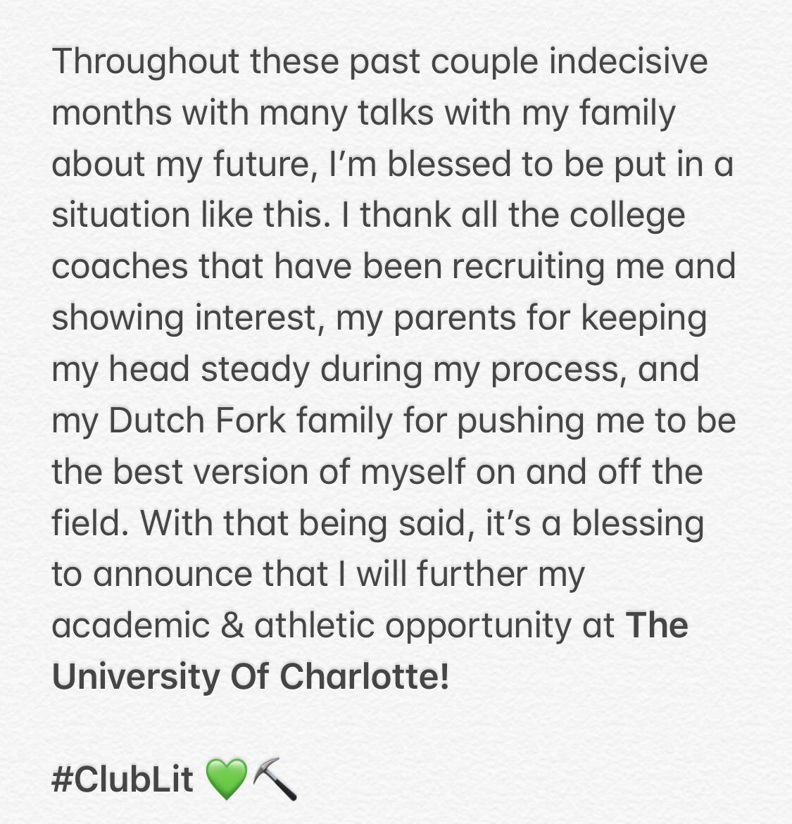 C O M M I T T E D 💚⛏ #ClubLit