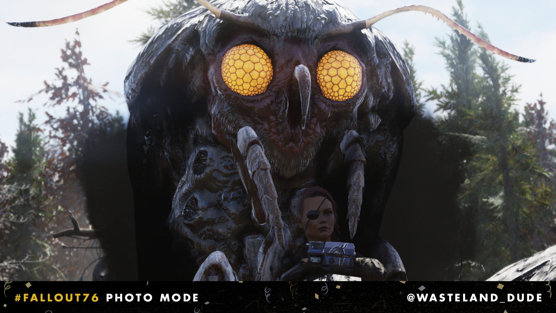 Fallout åœ¨twitter ä¸Š Mothman Has Got Your Back Fallout76 Mothmanmonday By Wasteland Dude Https T Co Mprzu4rpb3 Twitter