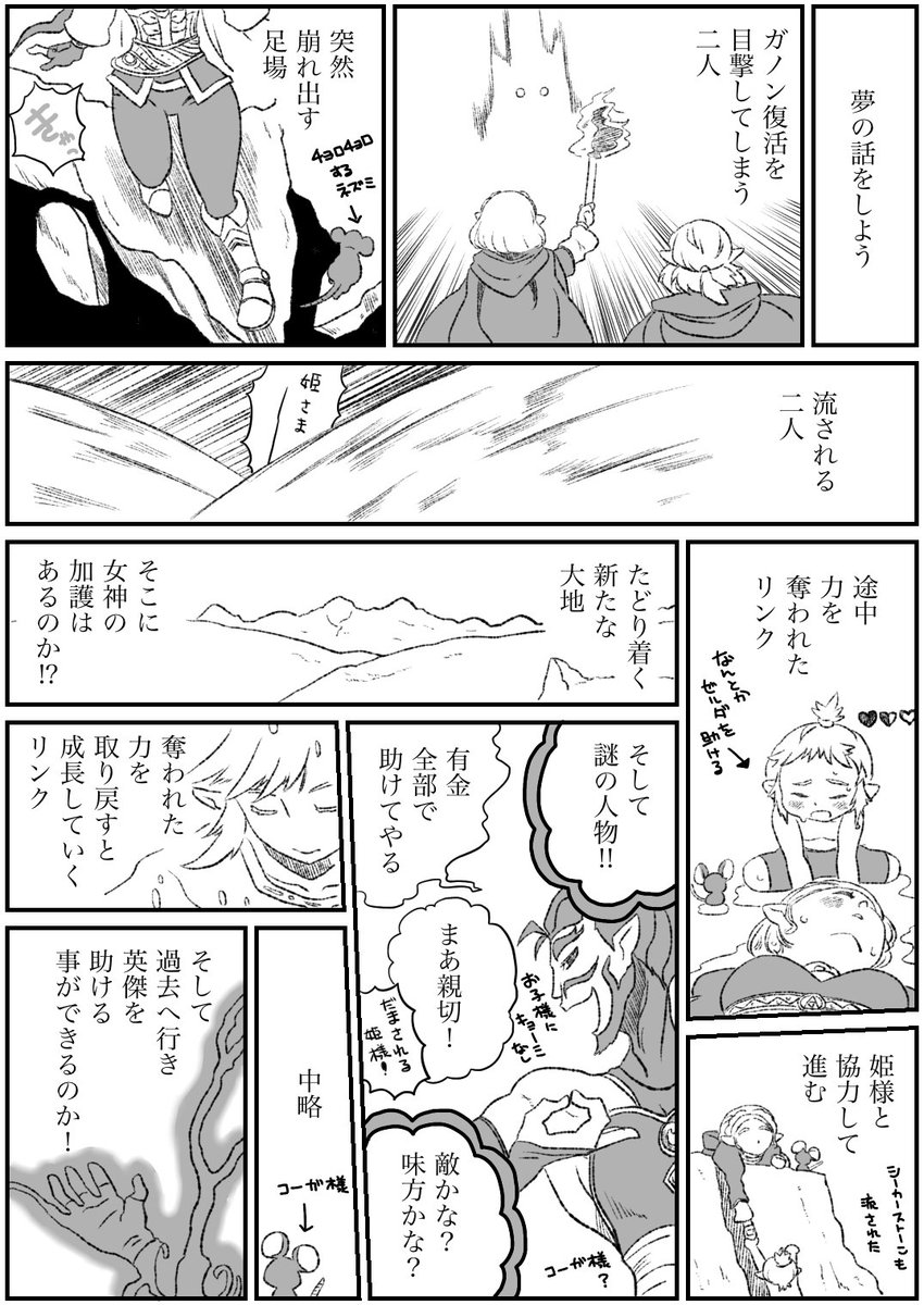 ゼルダの伝説 4コマ漫画＋おまけ【BK-78】 ゼルダの伝説 4コマ漫画＋おまけ【BK-78】