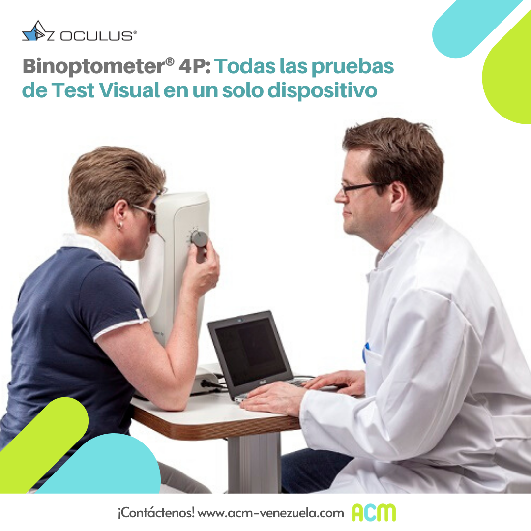 ACMVenezuela's tweet photo. 👁‍🗨 #Binoptometer Este dispositivo consta de una micropantalla a color que presenta chequeos de la visión, donde el test binocular se genera por medio de un moderno sistema LCD. https://t.co/EudGdlJ2hb