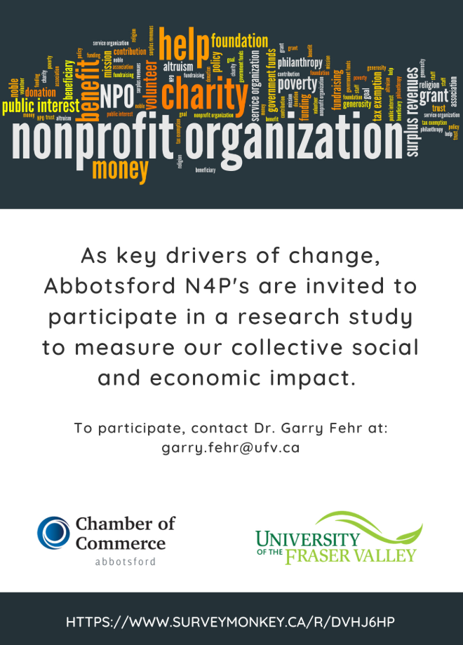 Abbotsfordfdn's tweet photo. Are you part of a local non-profit organization working hard to help our community? In partnership with @goUFV and the @ACOC, we want to hear from you! 

Complete the survey today by going to https://t.co/s2XDQOVuZD https://t.co/DXaeUChEGN