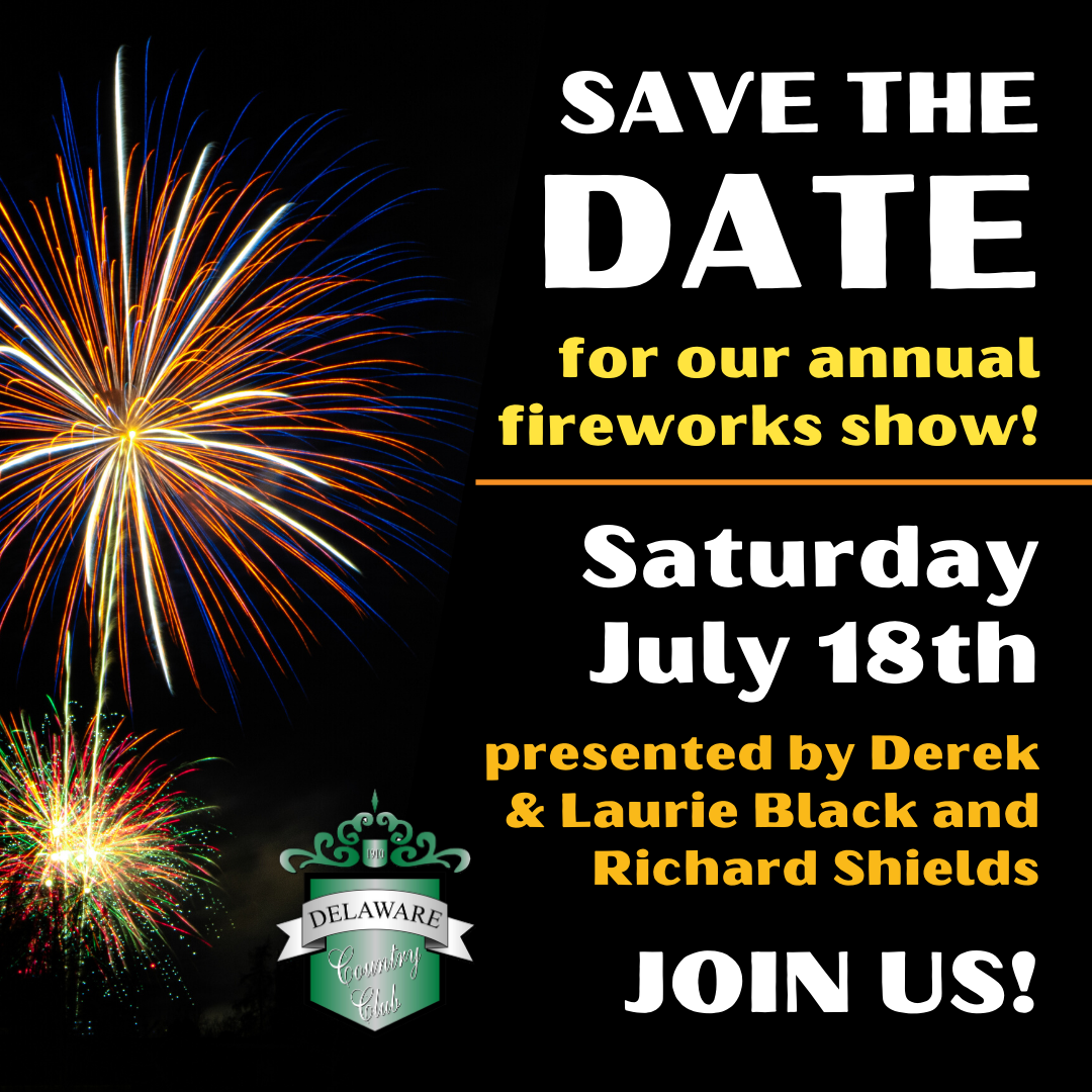 DCC_Muncie's tweet photo. Are you planning to attend the #DCC Annual Firework Show? #ilovedcc #makingmemories #fireworks #delawarecountryclub #delawarecc #becomeamember #munciefunn #dccfun #funatdcc https://t.co/FPDGLyiCS3