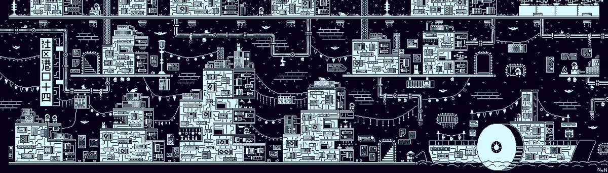 IAmNicNotNick's tweet photo. Massive landscape, Sewer Port
#pixelart #scifiart #scifi https://t.co/4fPDu0a0d8