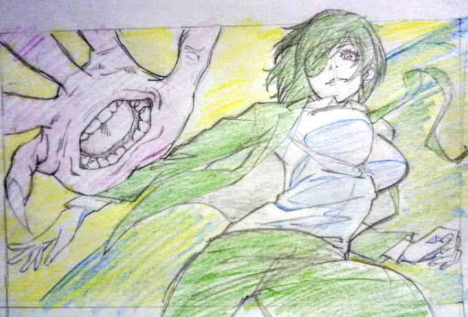 under *1k* artist showcase:
Idk how but @Flat_key_rat has about 500 followers ?
their drawing style resembles anime genga which is already a super cool style but look at how simply yet amazingly they convey anatomy, foreshortening and clothing folds ?❤️ extreme hidden gem 