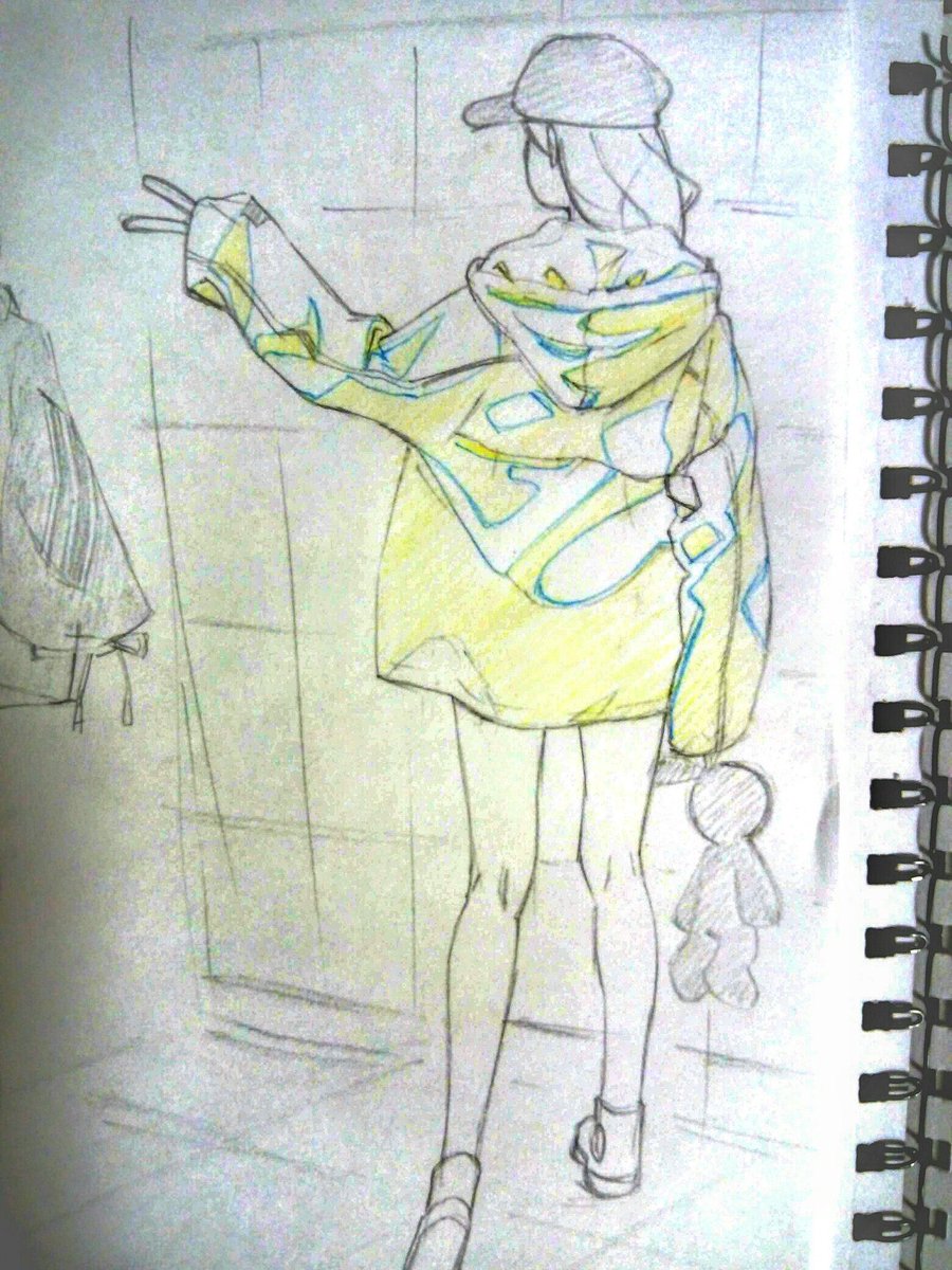 under *1k* artist showcase:
Idk how but @Flat_key_rat has about 500 followers ?
their drawing style resembles anime genga which is already a super cool style but look at how simply yet amazingly they convey anatomy, foreshortening and clothing folds ?❤️ extreme hidden gem 