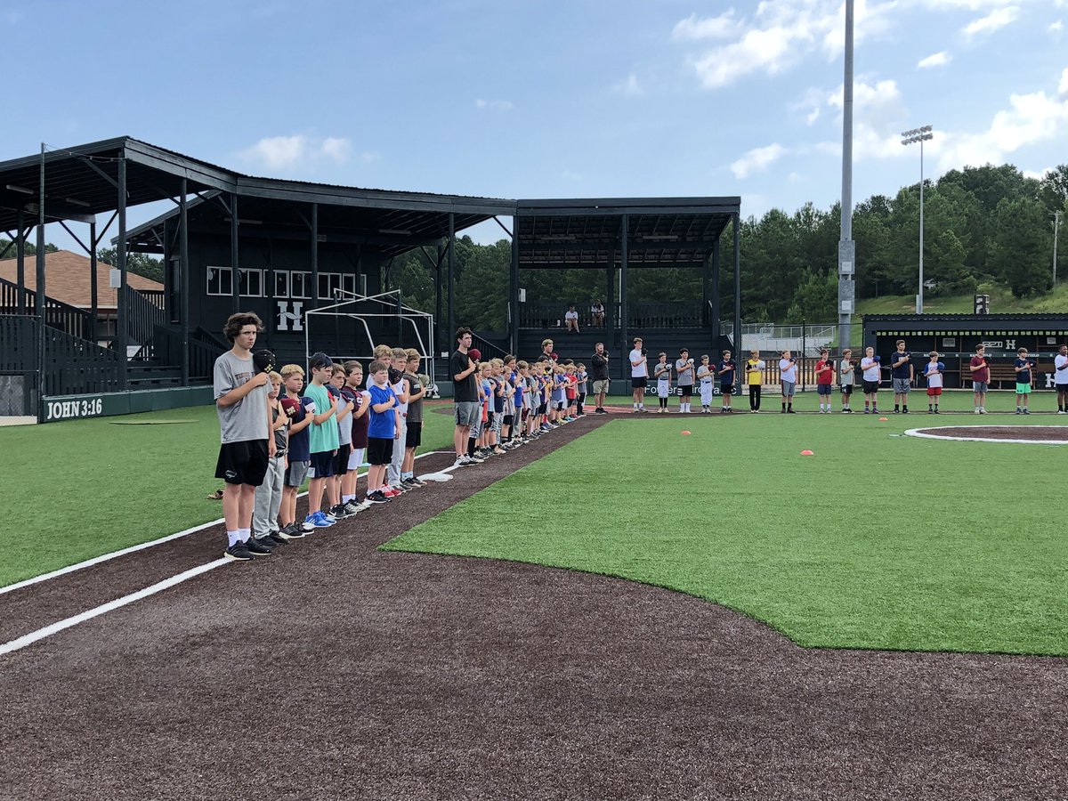 HA_Hawks_BSB's tweet photo. National Anthem clinic at All Skills Camp. #only1Hartfield https://t.co/wquFkM0vRz