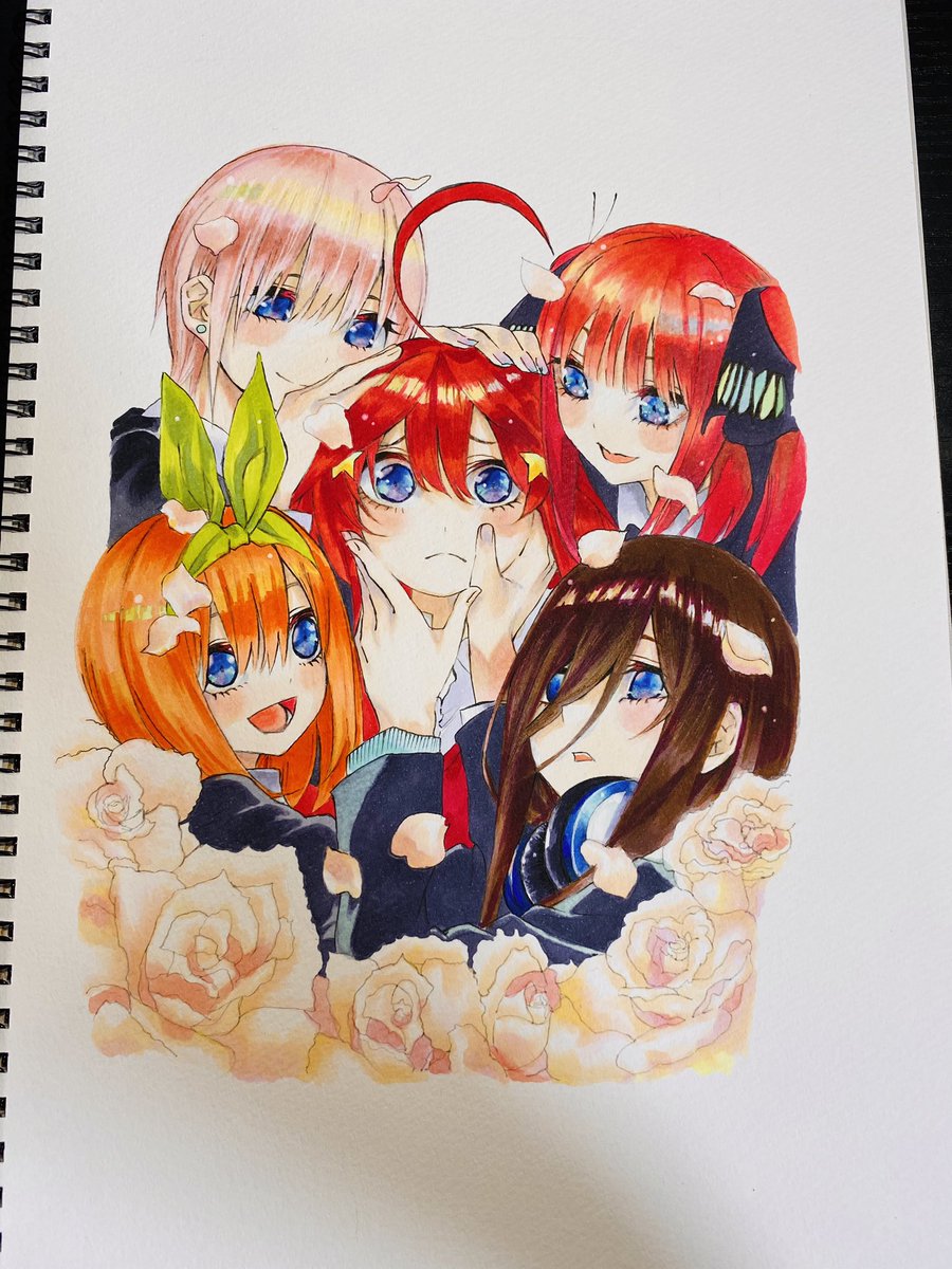 五等分の花嫁で はじめての集合絵 素敵な企画ありがとうりあたん リア もふもふ ﻌ のイラスト 五等分の花嫁で はじめての集合絵 素敵な企画ありがとうりあたん リア もふもふ ﻌ のイラスト