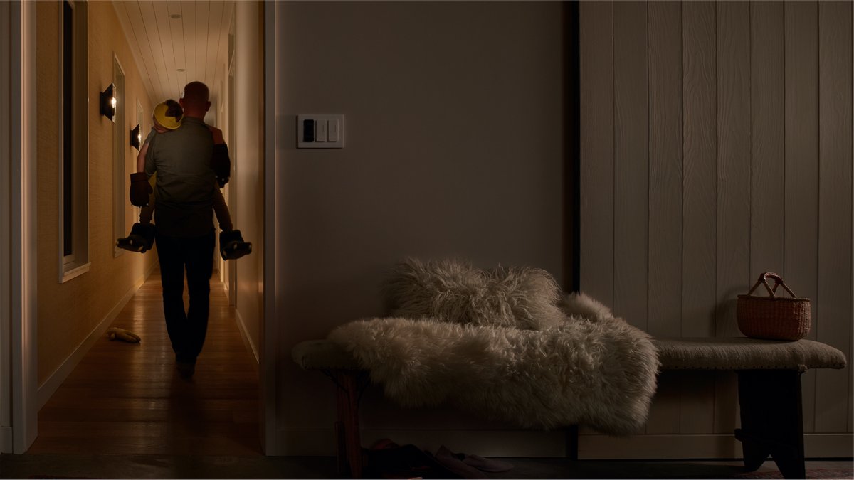 With our Night Light feature, lights automatically illuminate your path – hands-free. Night Light allows any user to set specific lights at precisely the levels you like. Just in time for bedtime. #layeredlighting #lightingdesign #smarthome #lightmatters #lightingdecor #Noonhome