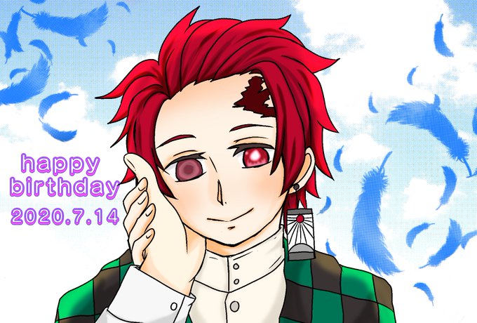 ゆきな★さんがTwitterに投稿した竈門炭治郎(鬼滅の刃)のイラスト。