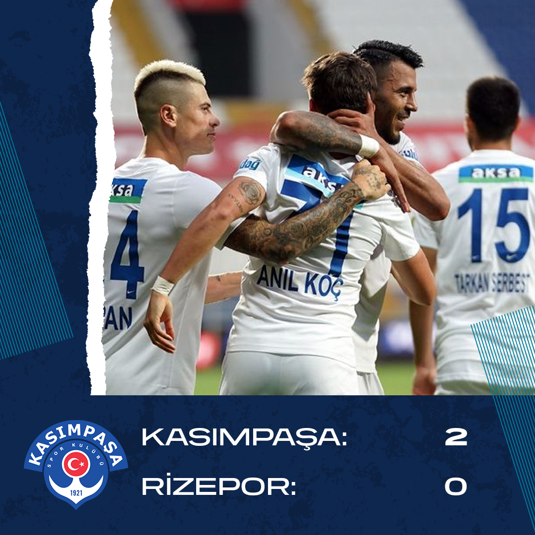 SEMT AŞKI KAZANDI ⚽ 🔵  ⚪ 
Kasımpaşa: 2 - Rizespor: 0