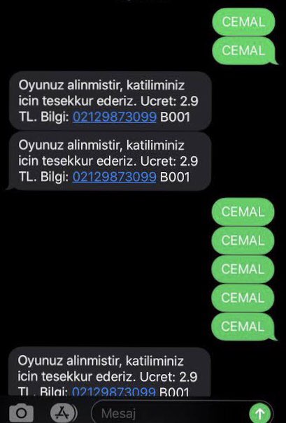 Ben Cemal can desteklemiyorum ama bu sene hak yerini 1 sefer bulsun diye Cemal canı destekliyoruz oy Atıcaz inşallah şampiyon olur 
-
Cemal yaz 1890 gönder
-
#survivor2020