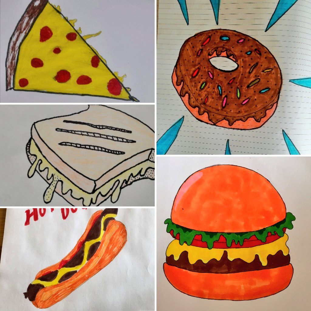 visualarts_sbs's tweet photo. A selection of year 7 #RonMagnes inspired works 🤩👏🌟 #sbspride #PopArt #sbsart https://t.co/u85ZtgOTUt