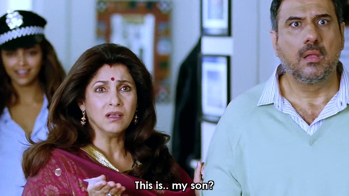 The way Boman Irani says, Behenji Ab toh Patloon pehn lijiye! ROFL, man. I watched the film twice earlier, but never enjoyed it this way. The Cocktail drama wit is extraordinary. Woohoo, this is turning out to be a cool revisit. Yes!! 