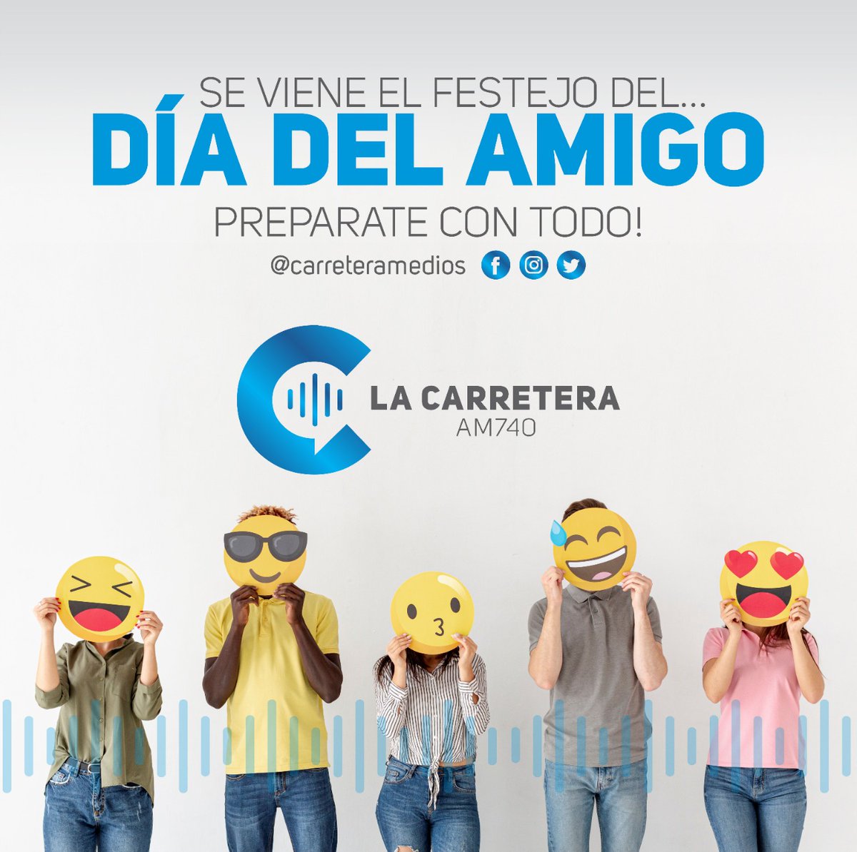 CarreteraMedios's tweet photo. #DiaDelAmigo 🎉📻✨ https://t.co/bJOdlErbeP