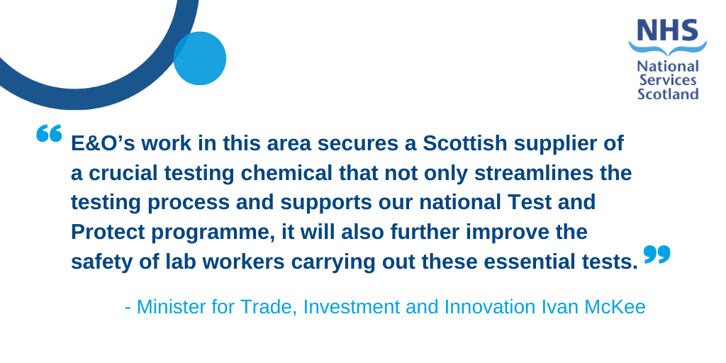 RT <a href="/NHSNSS/">NHS National Services Scotland</a>: We're working in partnership with Scottish Biotech firm <a href="/eolabs/">E&O Laboratories Ltd</a>, <a href="/scotgov/">Scottish Government</a>, <a href="/scotent/">Scottish Enterprise</a> and more to enable a new #Covid_19 testing advancement for NHSScotland

Read more: nhsnss.org/blog-news/arti…