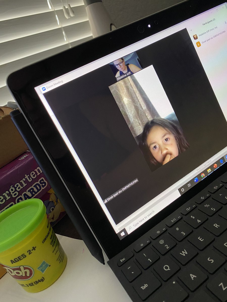 madeline_aliff's tweet photo. Showing our addition skills today, she was so excited because we learned the word “sum”! She kept telling her family she learned a new sight word! I kept reminding her it’s MATH vocab! She gave it her all today! 100% focused!#ElrodSS #NISDSummerLearning @SraDenny15 @MsTorres813 https://t.co/swtWz9lJGI