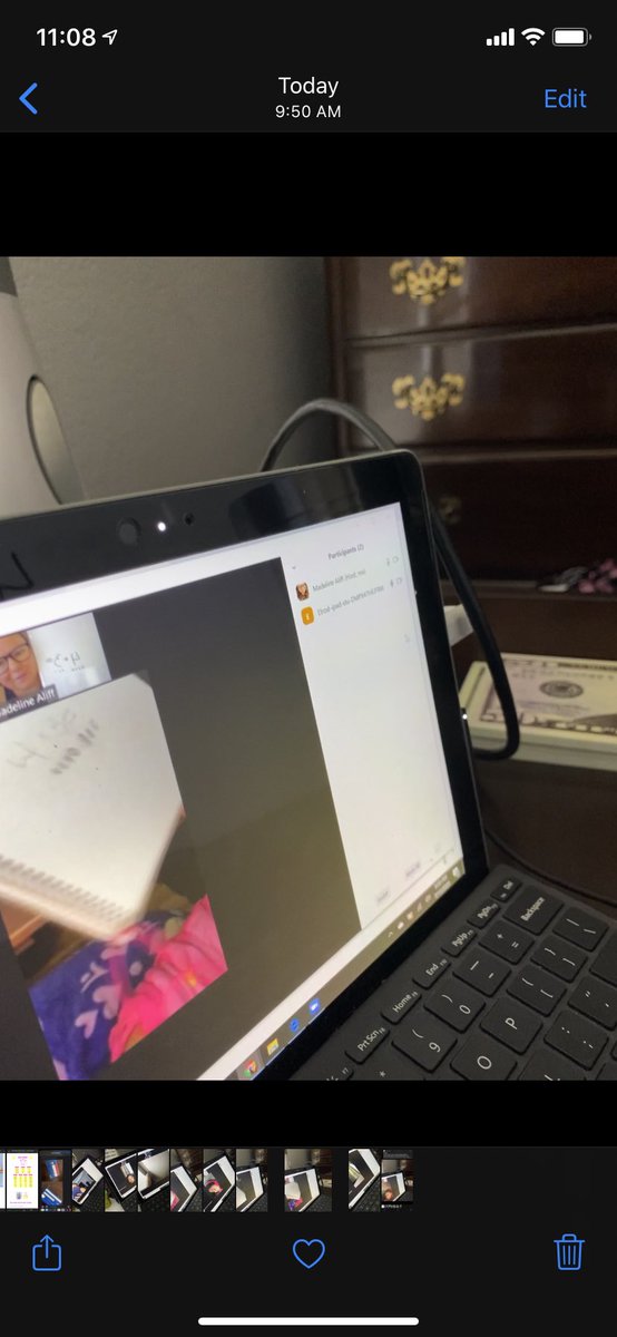 madeline_aliff's tweet photo. Showing our addition skills today, she was so excited because we learned the word “sum”! She kept telling her family she learned a new sight word! I kept reminding her it’s MATH vocab! She gave it her all today! 100% focused!#ElrodSS #NISDSummerLearning @SraDenny15 @MsTorres813 https://t.co/swtWz9lJGI