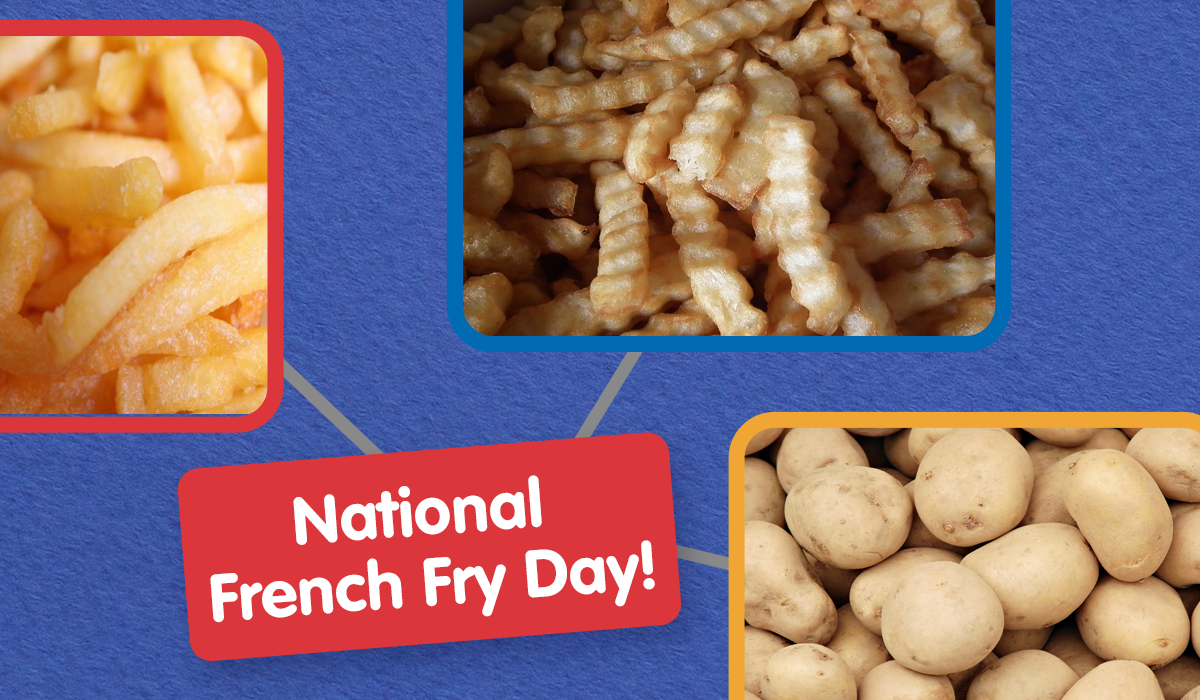 poppletapp's tweet photo. #PoppletCelebrates National French Fry Day! There are so many different cuts, styles and condiments for this staple food on menus around the world. Whatโs your favorite? #nationalfrenchfryday #FunWithFries https://t.co/Jm7qg6fIuD