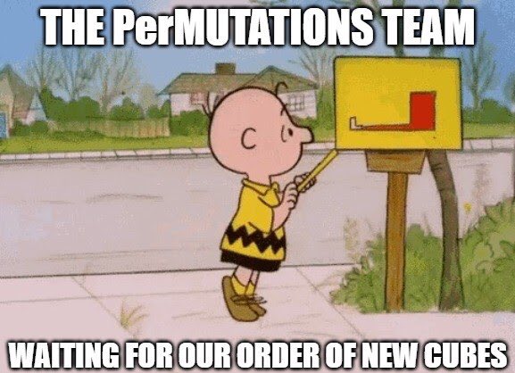 PermutationGame's tweet image. Our new supply of blank cubes is expected to finally be delivered this week! It’s been over a month since we ordered them (good grief!) but we’re as excited as ever to begin labeling the cubes for our new prototype!
#permutationsgame #tabletop #gamedev #prototype #charliebrown