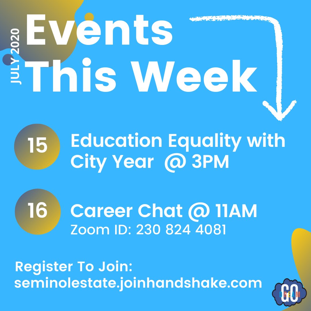 SSCcareercenter's tweet photo. @seminolestate Raiders, don’t miss this week’s great career events! 🙌 Register to join on Handshake💻 https://t.co/UdGVVeXMbL
#ssc #seminolestate #gostategofar #ssccareercenter #getconnected https://t.co/0FWFODNXK6