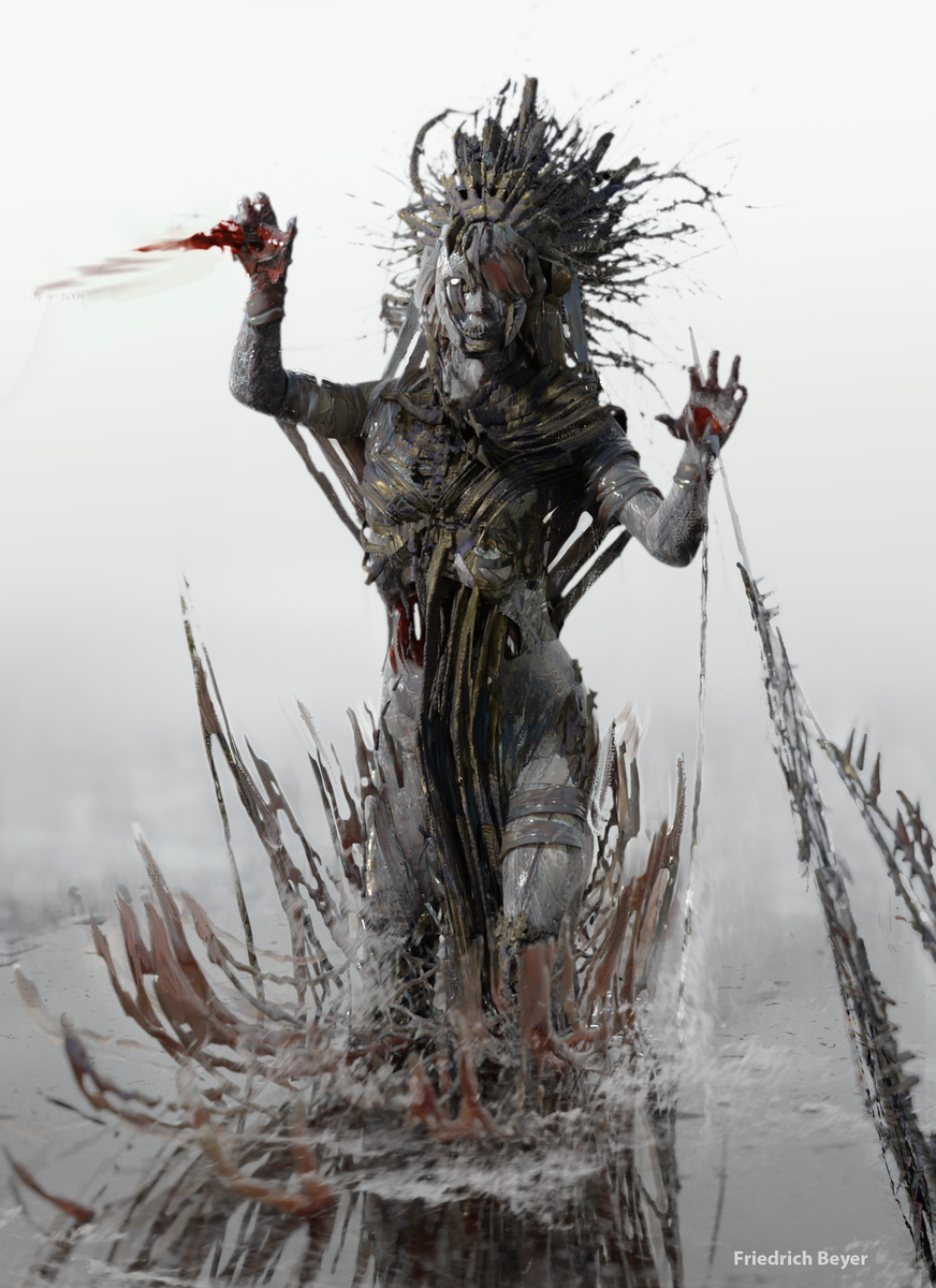Friedrich_Dev's tweet photo. Hey @HuntShowdown we need a water boss! :D 
I made a  -Fan- Boss Design for my favorite Game Hunt Showdown. 

#huntart https://t.co/vX0WiMI49K