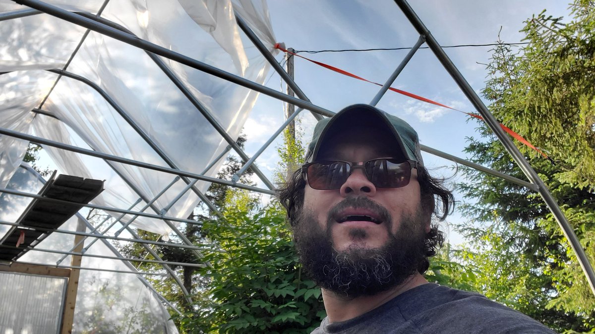 SoilconD's tweet photo. I spent about 30 hours of personal time, including 4th of July and this weekend, helping a client install his high tunnel.  To me, technical assistance should play a larger role in our duties.  And, I learned a LOT about the process to help the next client plan ahead. https://t.co/J5jRhE9l2R
