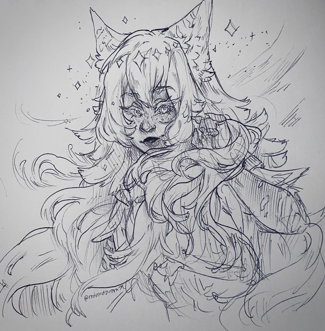 Without getting tooo mushy, it means the world to me that people are speaking out about art reposting/theft

It's not always easy to speak up, so out of gratitude I had sketched things earlier for the first two people who jumped in to support me

@/inseptili • @/nearsightedpuca 