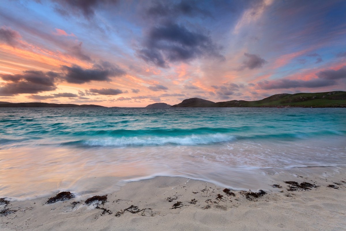 Also want to respond to two popular queries:A lot of people from Azerbaijan and Russian-speaking countries asked me about this photo.Yes, this is Scotland but it the Isle of Vatersay’s East Beach and you might think you’ve strayed far and ended up in the Seychelles.