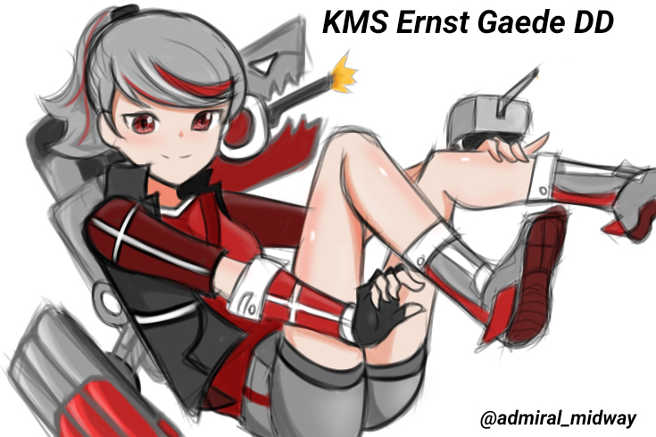 admiralhypper's tweet photo. KMS Ernst Gaede #myartwork #AzurLane #Kms #Ernst #Gaede #Shipgirls https://t.co/GUxDwLUa3f https://t.co/z6TSskO8mm