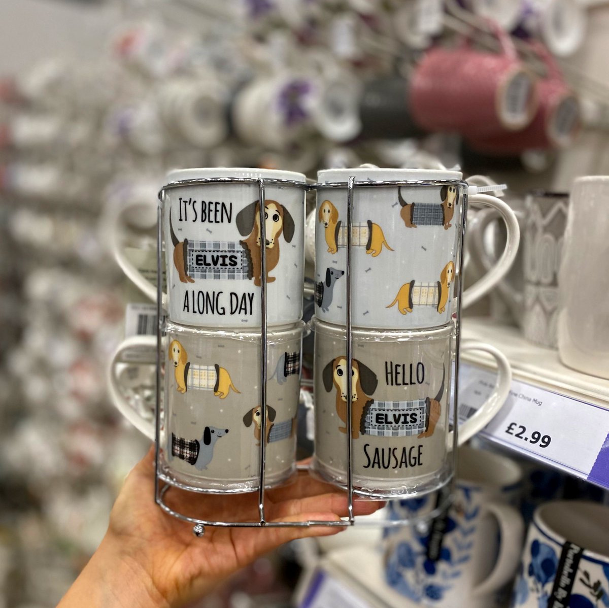 TheRangeUK's tweet photo. π€© NEW NEW NEW stackable mugs in our popular Elvis the Dachshund design & a gorgeous Geo Marble print! π Both sets Β£9.99 each! (SKU: 351830/ 351831) https://t.co/EWAwEWHAc2 β‘οΈ Which set do you prefer?
#stackablemugs #mugs #home #kitchen #therangeuk https://t.co/tK97mh48g1