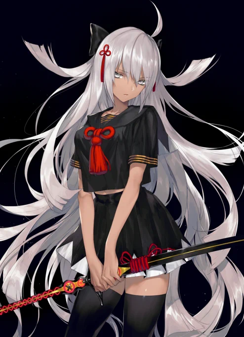 大昔描いた黒セーラー沖タさんも再掲しとく… 