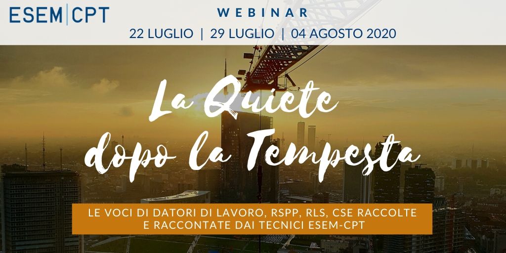 EsemCpt's tweet photo. Imperdibile occasione di aggiornamento per RSPP/ASPP #Coordinatori CSP/CSE e Formatori in materia di #salute e #sicurezza sul lavoro. Un WEBINAR in tre edizioni della durata 4 ore. L'eredità post covid-19
Info e iscrizioni e-mail coordinatori@esem-cpt.it numero verde 800 961 925 https://t.co/ykrphAKVCI