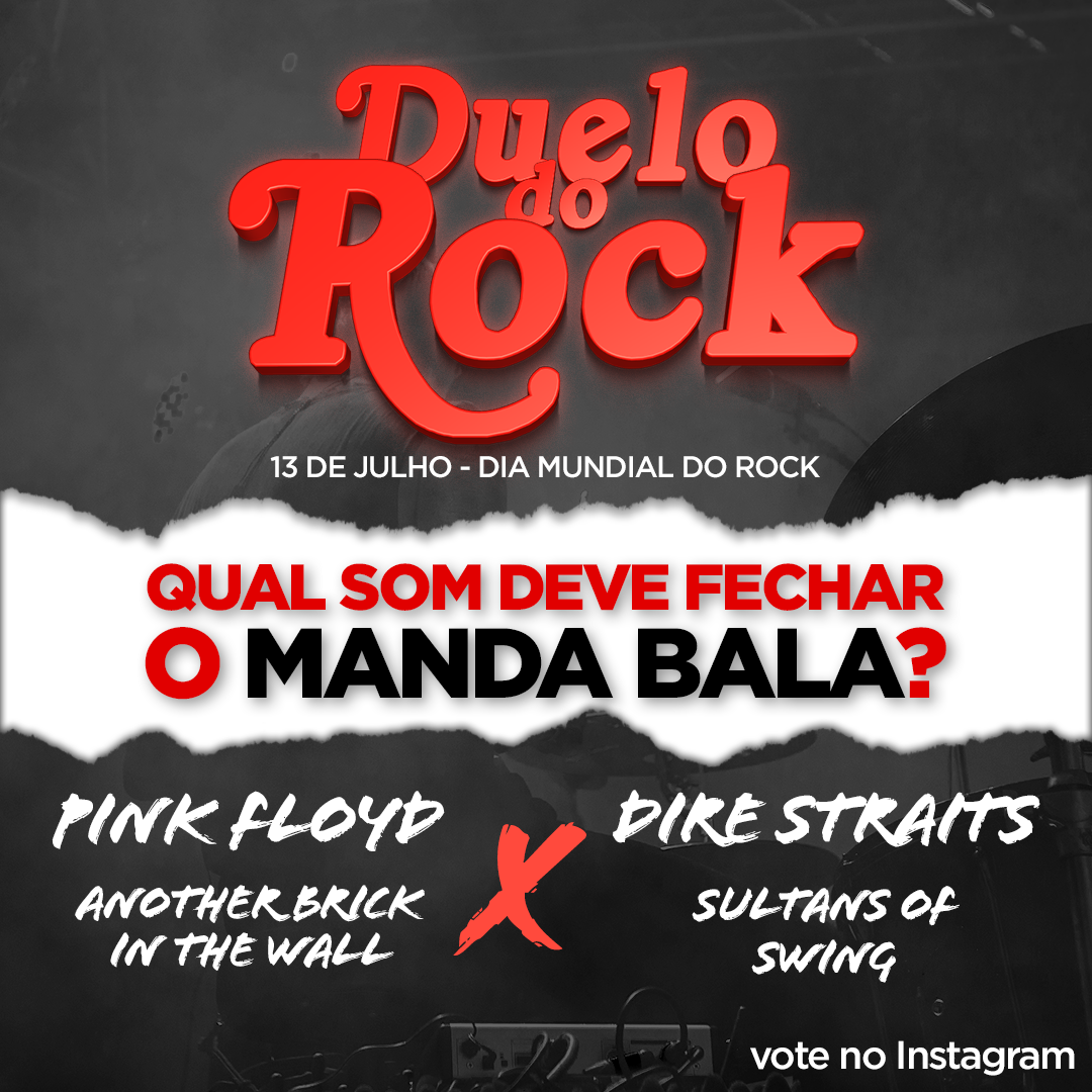 EducadoraFM's tweet photo. Em homenagem ao #DiaMundialDoRock você é quem vai escolher a música que irá fechar o #MandaBala de hoje! 🤘🏽🎸
Eai, qual vai ser? Another Brick in The Wall ou Sultans Of Swing?
Corre pro Insta da radinha pra votar!
O Manda Bala começa jaja, às 14h!
#Educadora #Radio #Rock https://t.co/UKwSBzs265