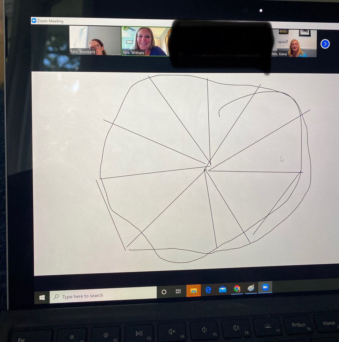 MrsWithersMPE's tweet photo. Today’s brain 🧠 break was Pictionary!! Can you guess what the student was drawing?!? 🎡 https://t.co/FLYM4EOe7y