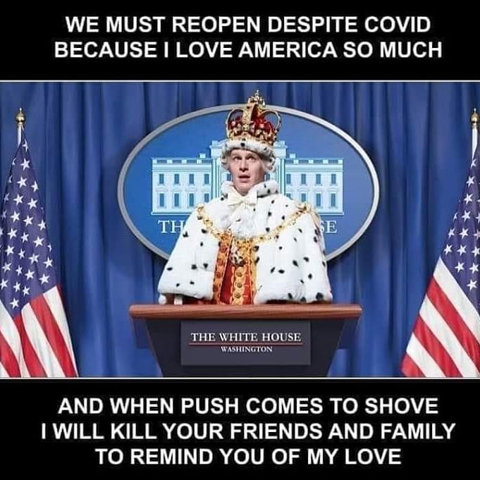 FloridaFails's tweet image. A gem among gems 

#COVID19 #Hamilton #hamiltonmusical #pandemic #whitehouse #POTUS #POTUSSucks #bunkerbabytrump #DonaldJTrump #memes2020