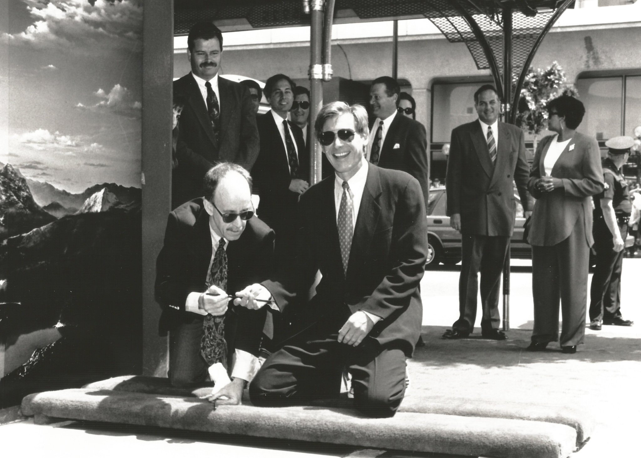Happy birthday Harrison Ford! He\s pictured at his imprint ceremony in 1992. 