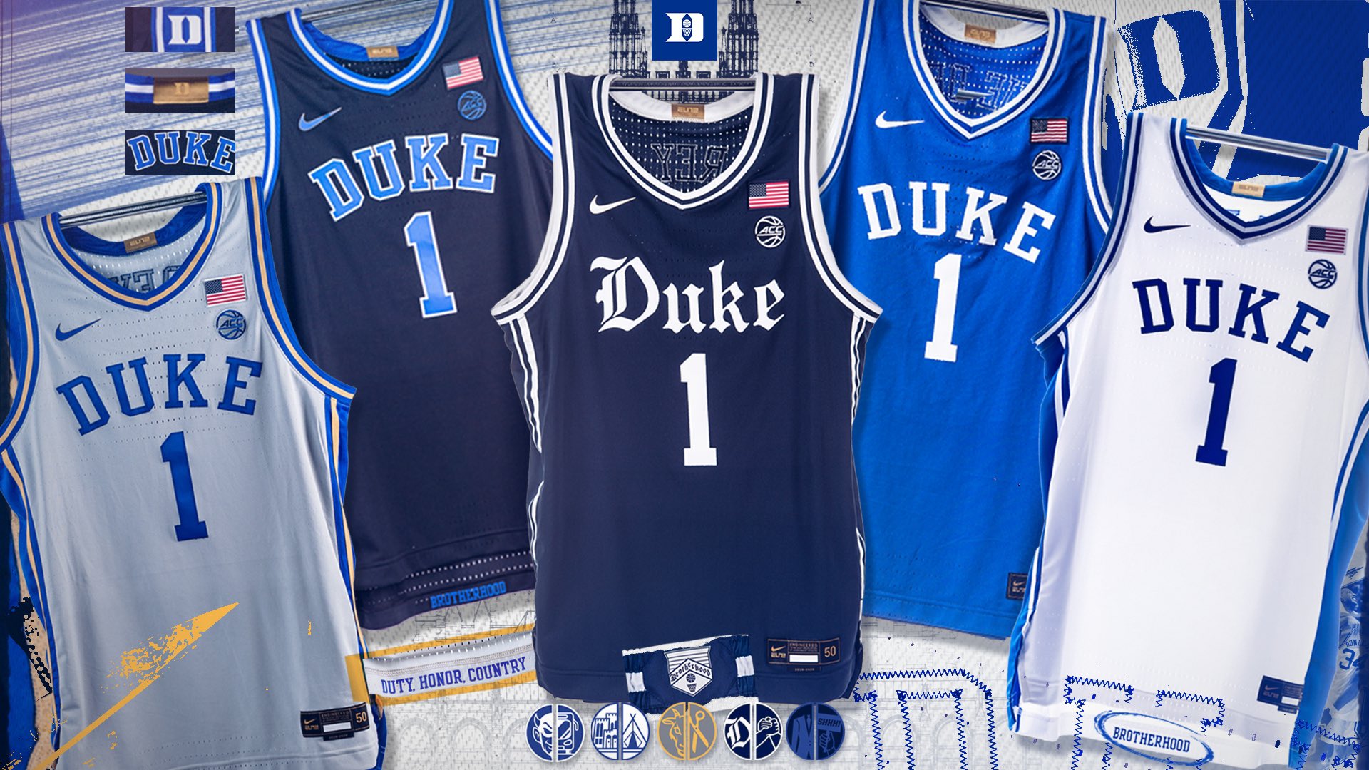 New Duke Basketball The Brotherhood Uniform — UNISWAG