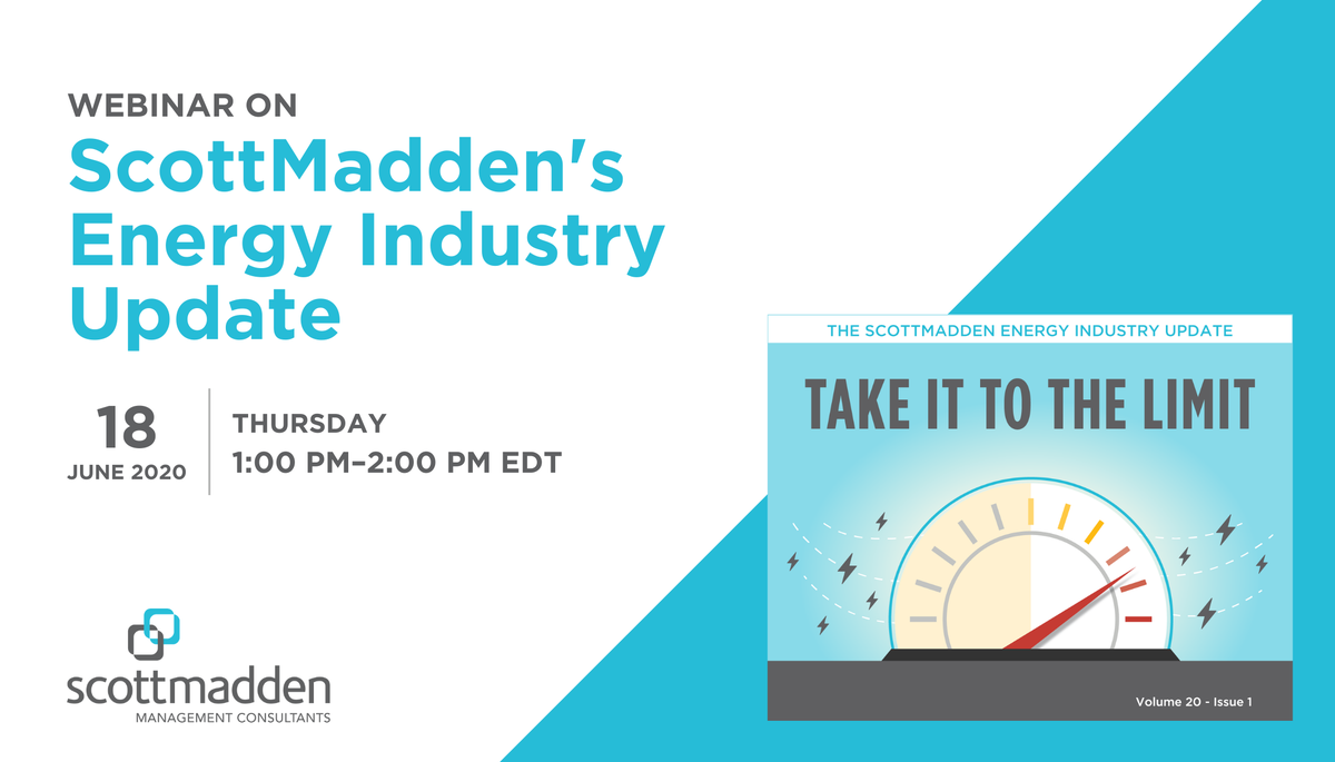 SM_Energy's tweet photo. Hear @ScottMadden industry experts share key insights and field questions related to 100% #cleanenergy commitments, the future of the #gasutility, #regulatorystrategy during #COVID19, and more in this #webcast replay: https://t.co/UoWaI5s6z6

@EnergyCentral https://t.co/DGSkNy3XFg