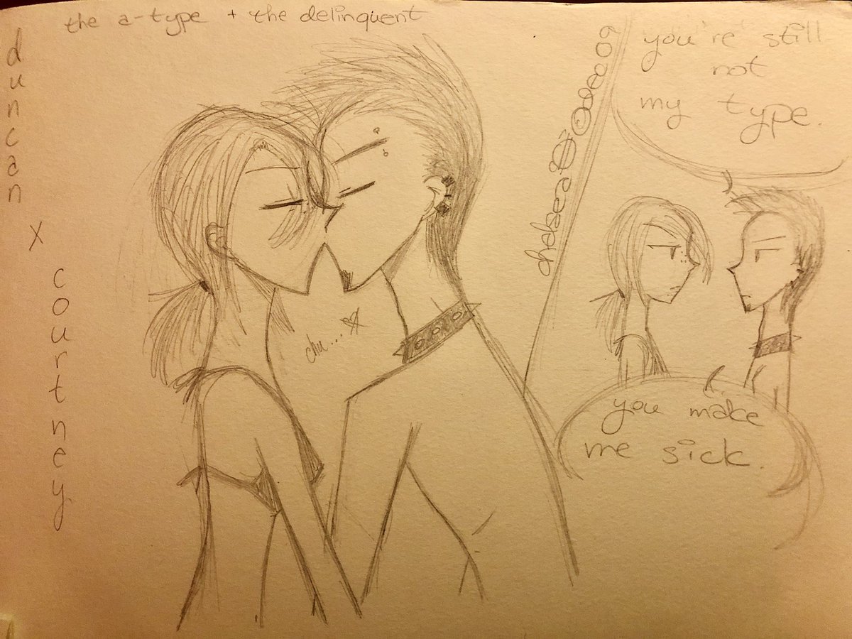 check out my duncan/courtney art from 2009 