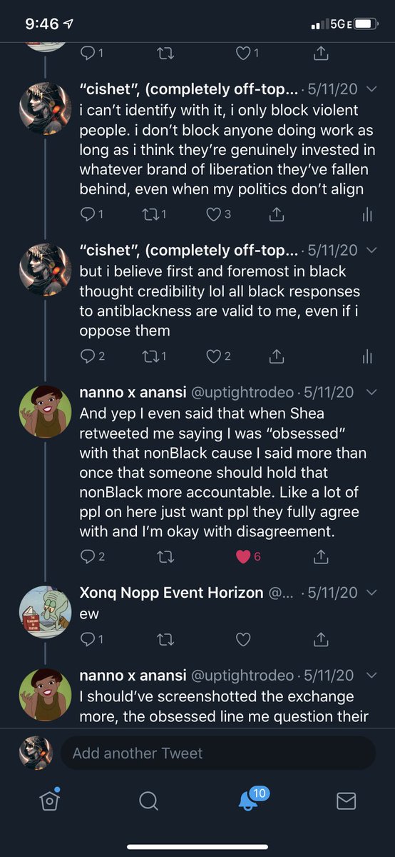 what started my *paying attention* to sheabutterfemme subtweeting me