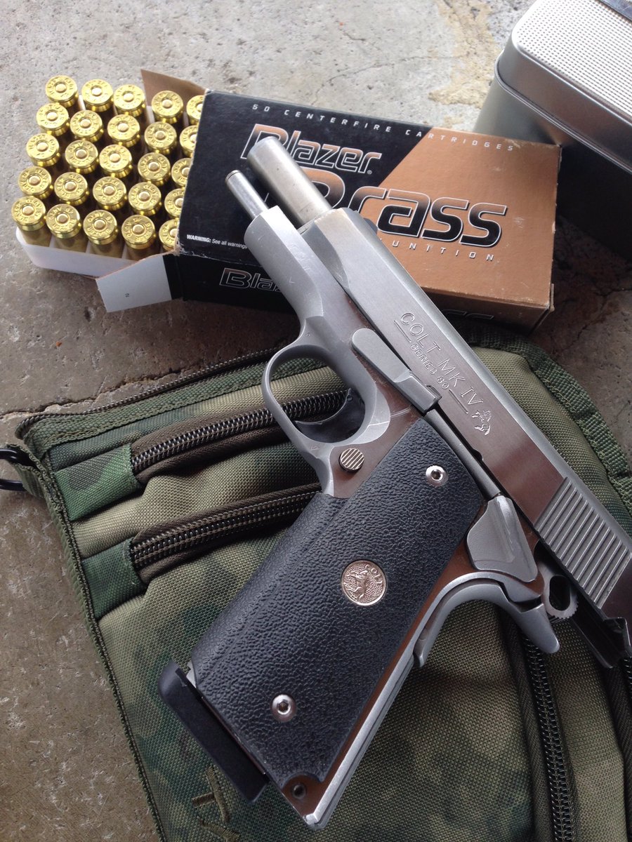 AntiqueTime's tweet photo. Another favorite. #ColtCombatCommander #Series80 in stainless steel. The #MKIV models always ran flawlessly. This just sums up a few of my favorite guns in #45ACP . #2A #2ADefenders @R6Tac @slang369 @SteveScobee @JayJBall @xxstate #MAGA Thanks for putting up with my gun ramblings https://t.co/jgcdxn2sYm
