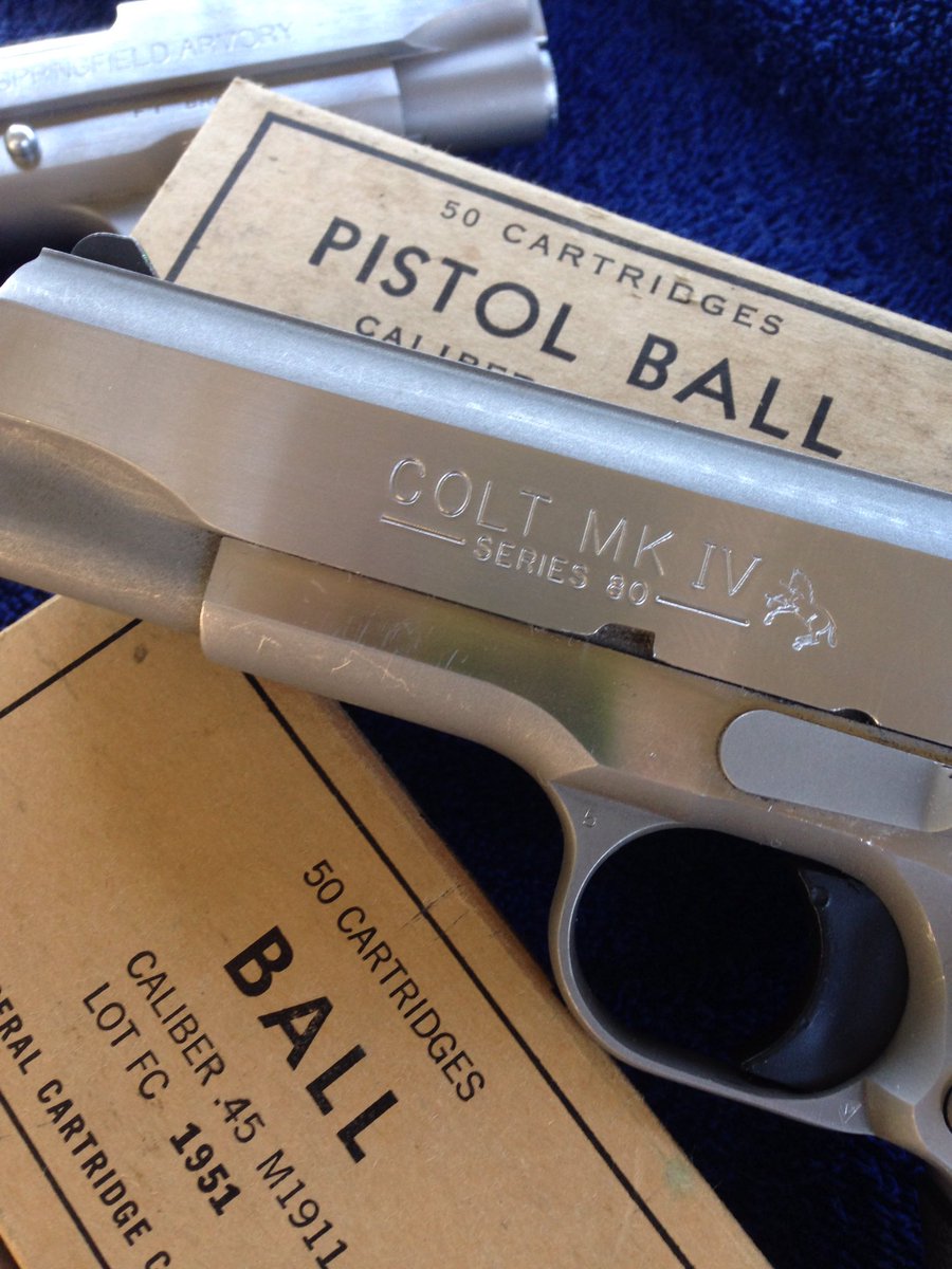 AntiqueTime's tweet photo. Another favorite. #ColtCombatCommander #Series80 in stainless steel. The #MKIV models always ran flawlessly. This just sums up a few of my favorite guns in #45ACP . #2A #2ADefenders @R6Tac @slang369 @SteveScobee @JayJBall @xxstate #MAGA Thanks for putting up with my gun ramblings https://t.co/jgcdxn2sYm