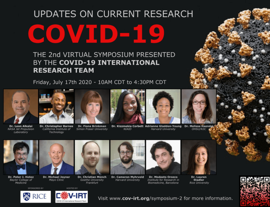 FrontGenetics's tweet image. Some of our @FrontiersIn #Genetics editorial board members are part of the 2nd COV-IRT Symposium Friday, July 17th, led by @AfshinBeheshti @Covirt19 
.@FrontGenetics #Covid_19 #makescienceopen

Free registration required with limited spots: fro.ntiers.in/Vpbh