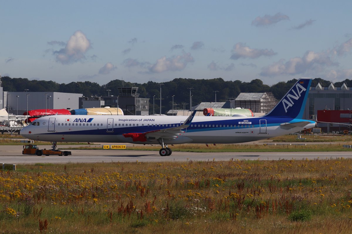 Tobi A321neo Ana All Nippon Airways Ja141a Coming From The Paintshop