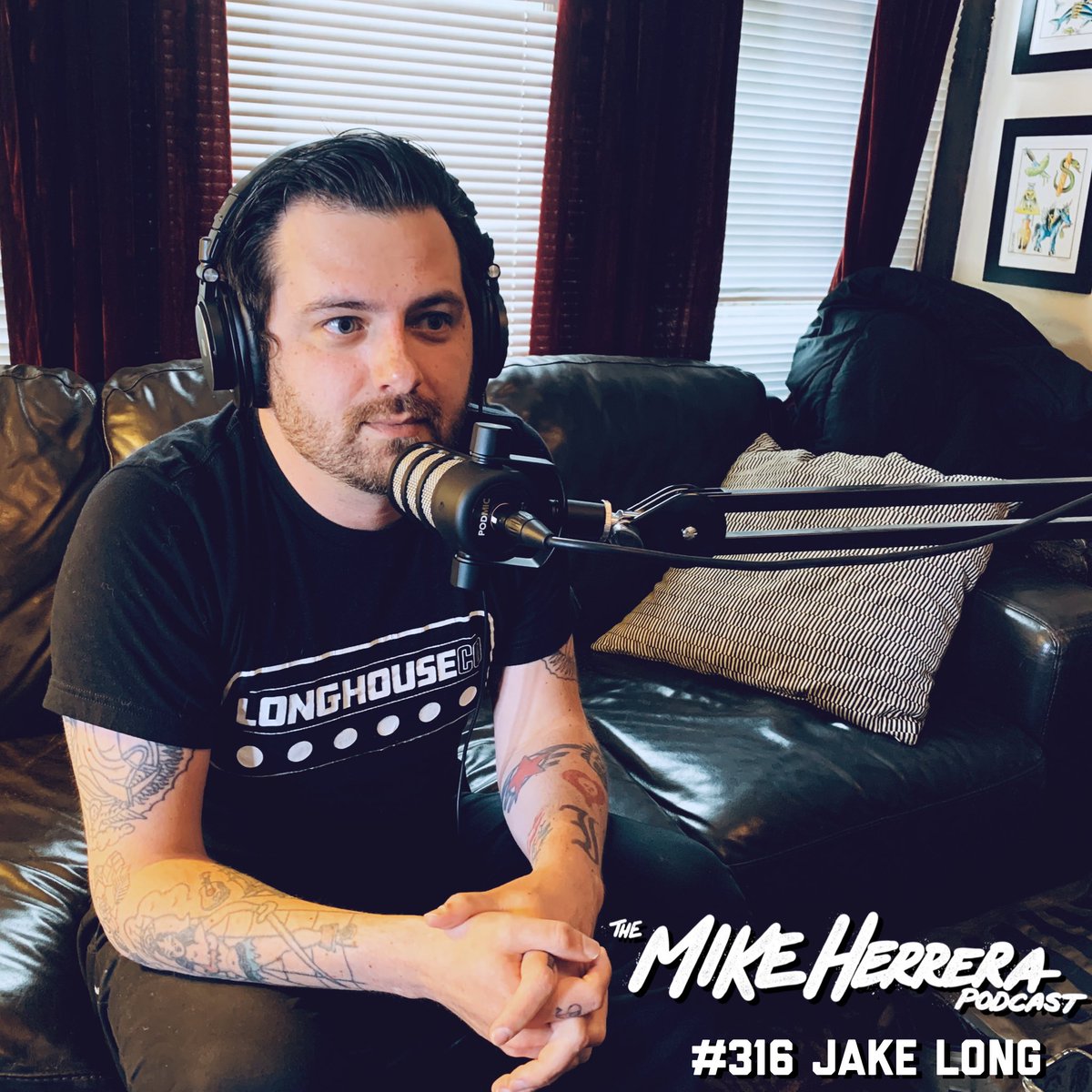 mikeherrerapod's tweet image. #316 @ImJakeLong - owner and operator of @longhouseco
Jake and I swap stories and have a great conversation. 
We talk podcasting including my short lived startup job, microphones and setups, how Jake makes his custom pickups and more! Thanks to @rodemics 
Mxpx.com/podcast