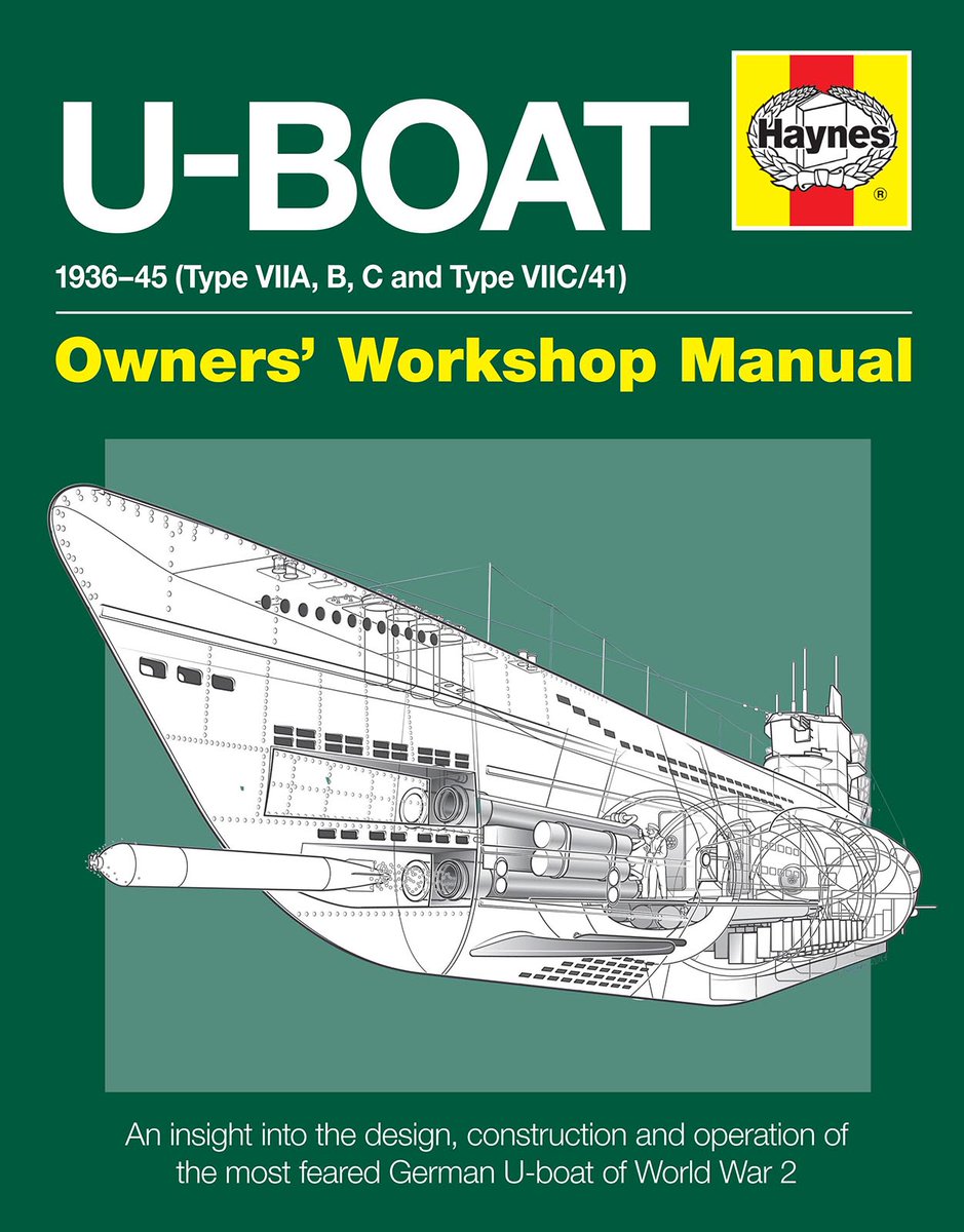 HaynesManuals's tweet photo. #MaritimeMonday: Get an insight into the design, construction and operation of the most feared German U-boat of WW2: https://t.co/IrpU9DLKZ5 

#uboat #submarine  #worldwar2 #ww2 #ww2daily #GreyhoundMovie https://t.co/VjSuHJzqCB