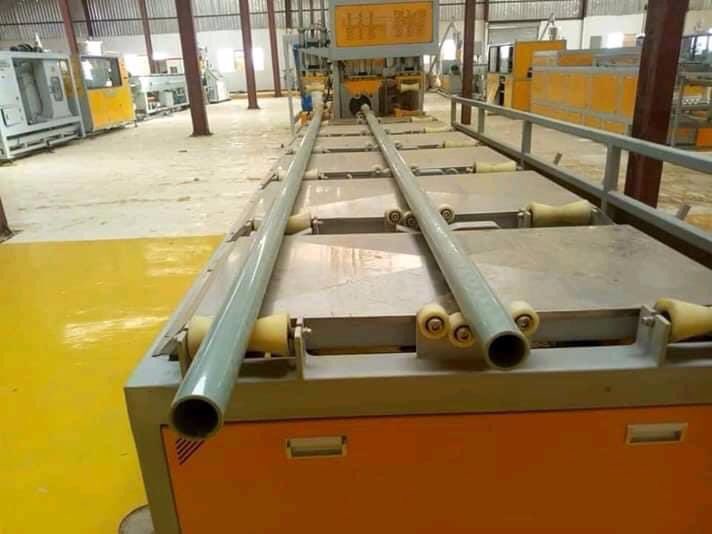 BornoYoung's tweet photo. Professor Zulum focuses on job creation as Borno Plastic Industries Limited begins production of PVP pipes, Drip irrigation, Woven Sack, School Desks, Chairs, Upvc fittings among others. Kudos to Shettima and Zulum for the initiative. https://t.co/5R2jOUszG4