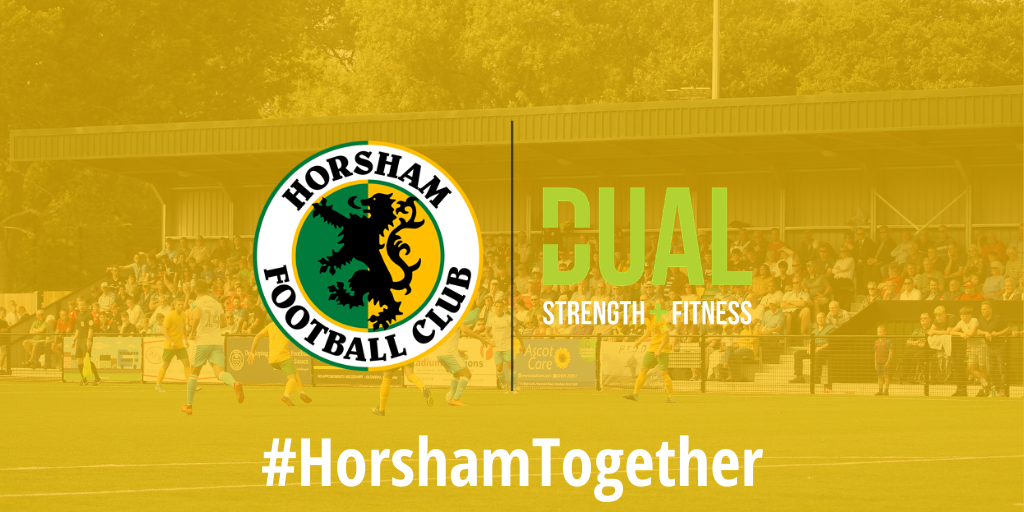HorshamFC's tweet image. 👏 SPONSOR APPRECIATION

Thank you @DUALStrengthFit for sponsoring one of our matches last season! 

They are one of many gyms in the town aiming to reopen on July 25. Find out more on their website here 👉 dualstrengthandfitness.co.uk

#HorshamTogether 💛💚