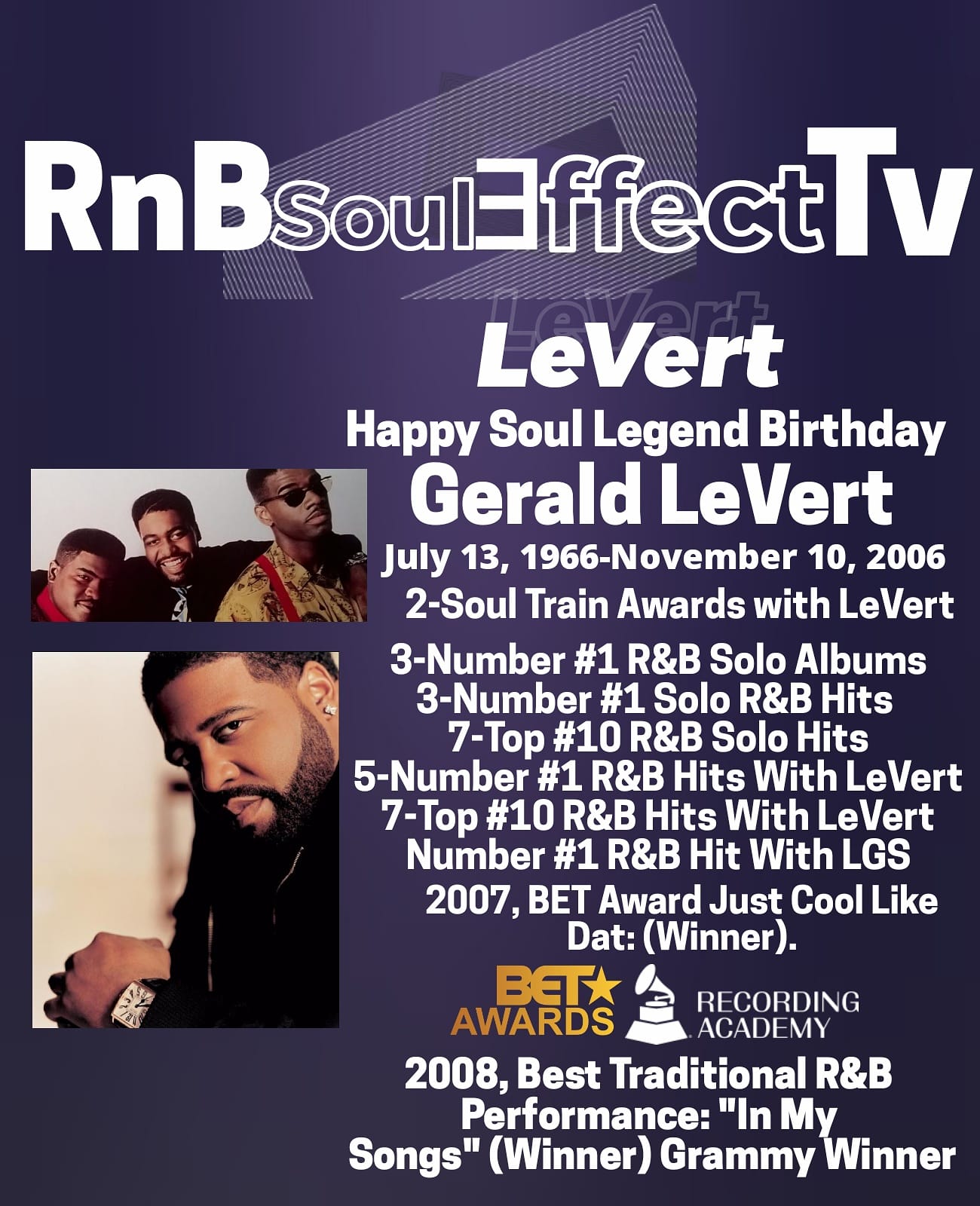 Happy Soul Legend Birthday 
Gerald LeVert 